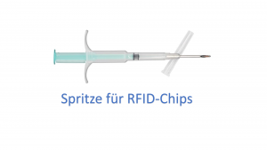 RFID-Spritze